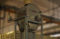 Heat exchanger placed on the continuous oven