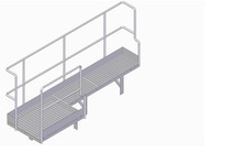 Ladders and platform for the WRD 150_4 horizontal boring machine at TOS Varnsdorf a.s. 