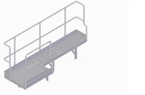 Ladders and platform for the WRD 150_5 horizontal boring machine at TOS Varnsdorf a.s. 